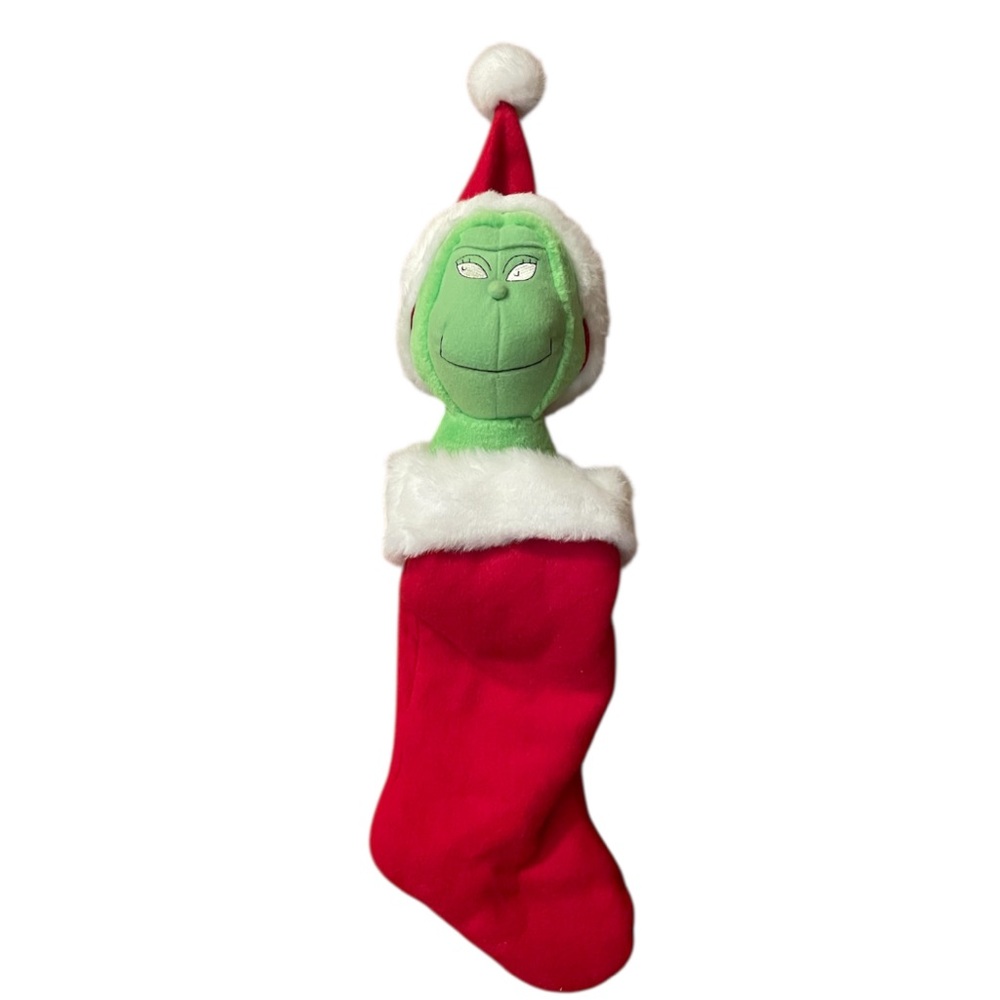New 1998 Grinch Christmas Stocking